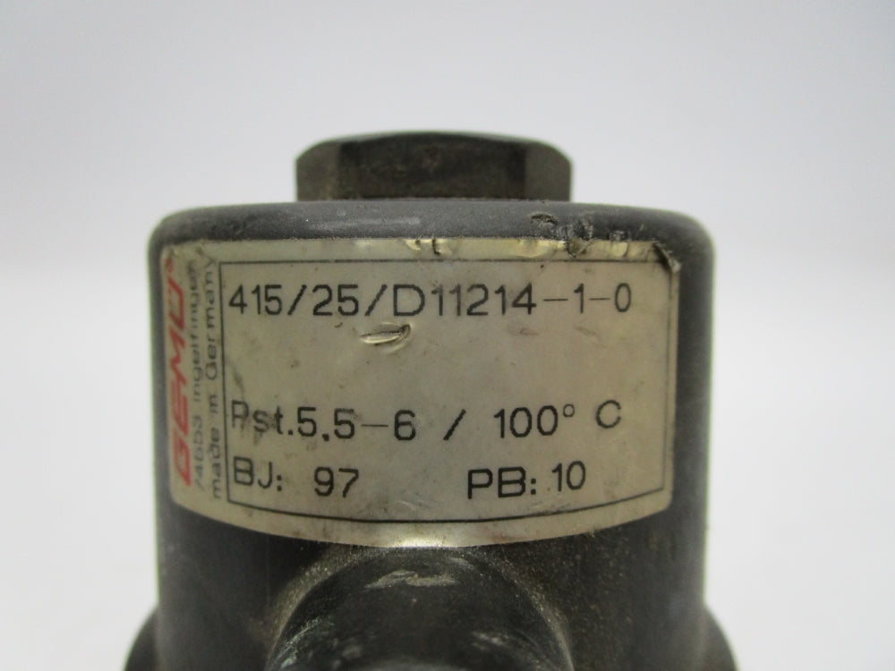 GEMU 415/25/D11214-1-0 UNMP