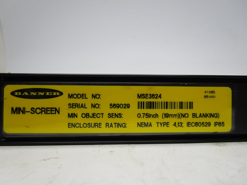 BANNER ENGINEERING MSE3624 NSNP