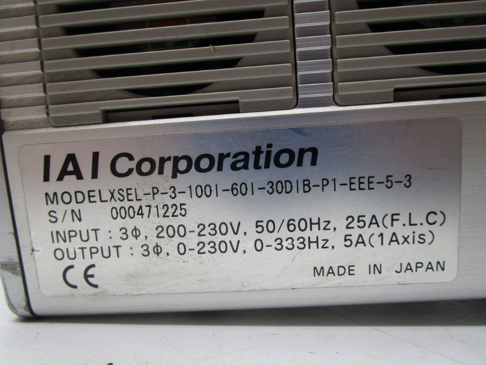 IAI XSEL-P-3-100I-60I-30DIB-P1-EEE-5-3 UNMP