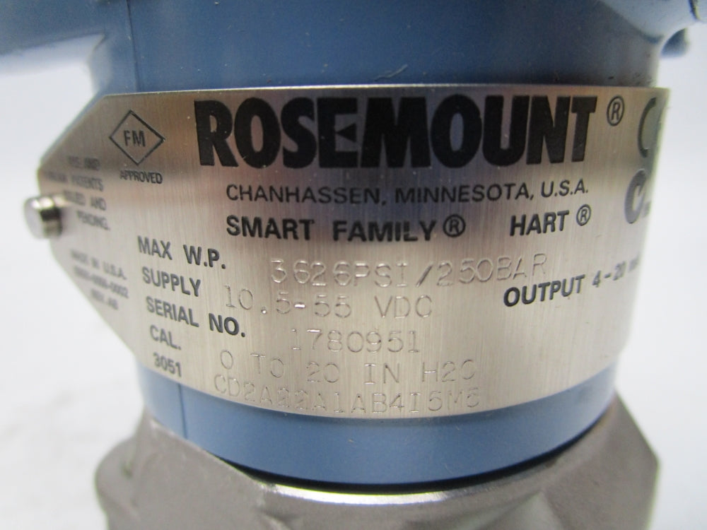 ROSEMOUNT 3051CD2A22A1AB4I5M5 NSMP