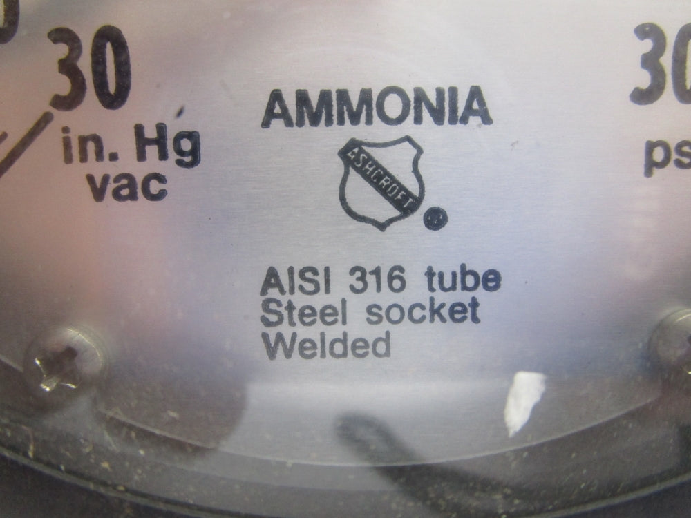 ASHCROFT Q-8451 AISI316 30-300PSI NSNP