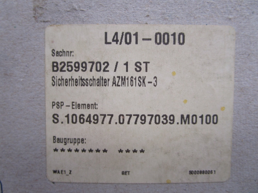 SCHMERSAL AMZ161SK-12/12RK-024 NSMP