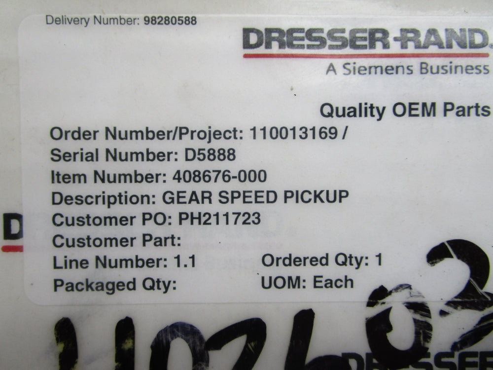 DRESSER-RAND 408676-000 NSMP