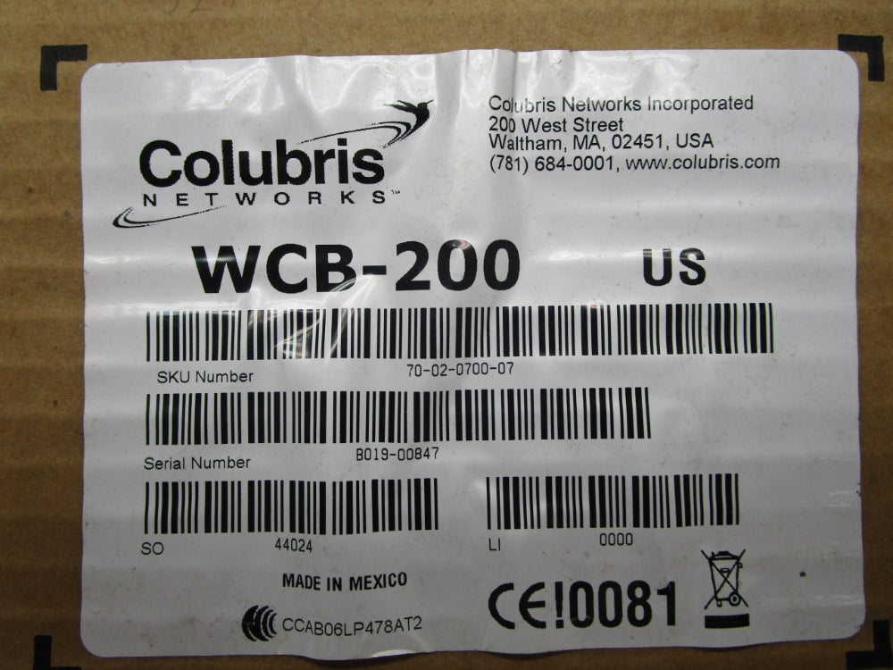 COLUBRIS WCB-200 UNMP