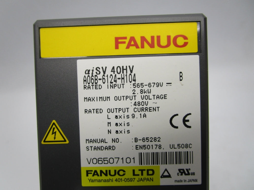 FANUC A06B-6124-H104 NSMP
