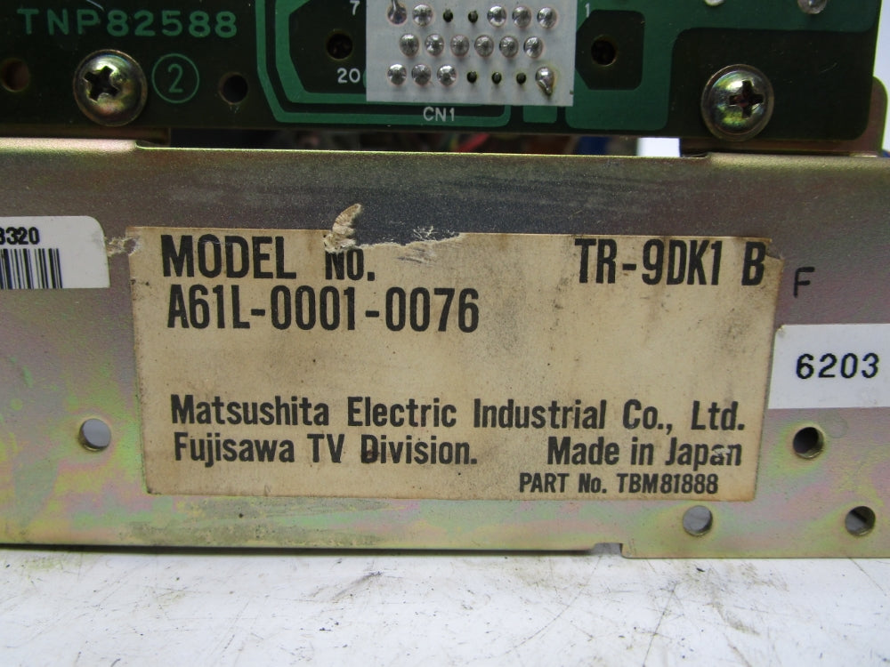 MATSUSHITA ELECTRICAL A61L-0001-0076 UNMP