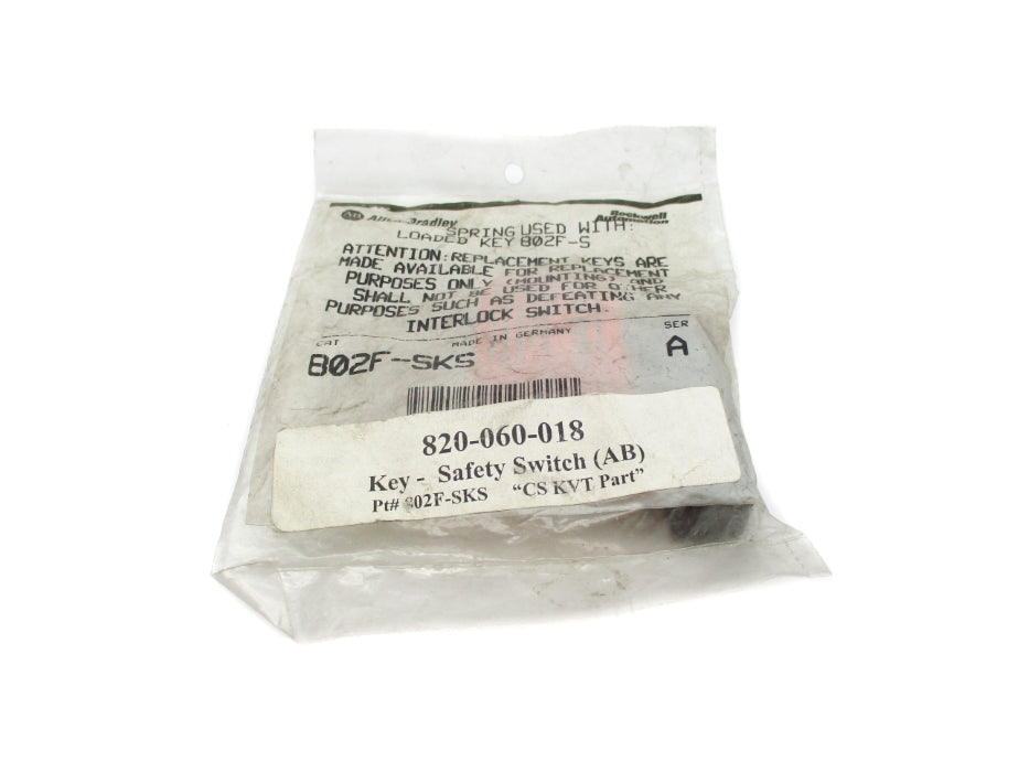 INDUSTRIAL SPARE PART 802F-SKS SER. A NSMP
