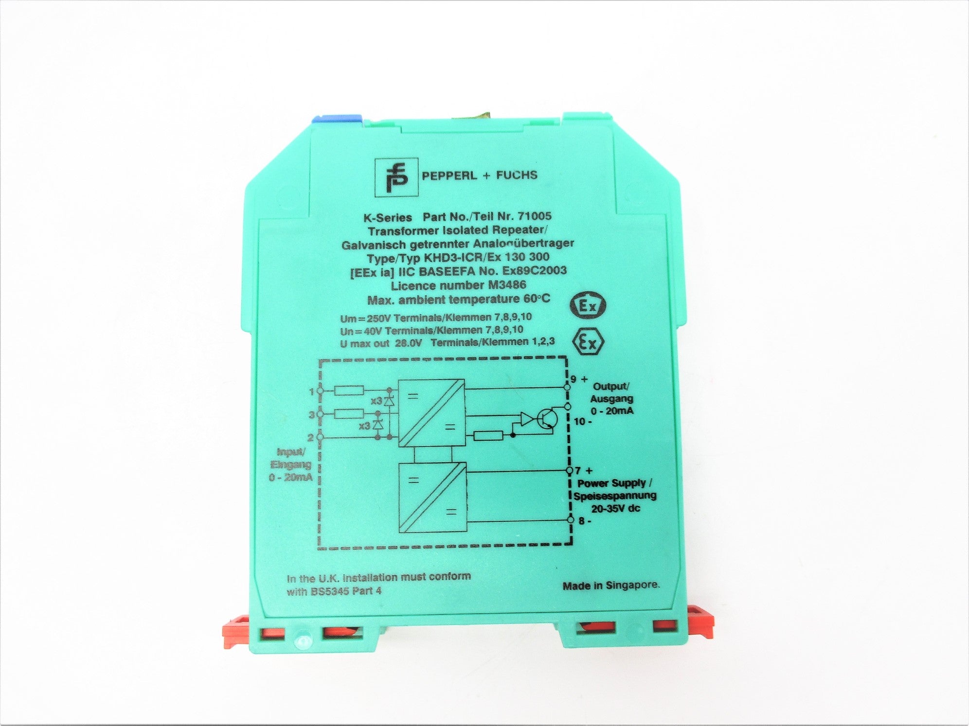 PEPPERL+FUCHS KHD3-ICR/EX130300 71005 NSNP