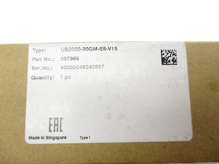 PEPPERL+FUCHS UB2000-30GM-E5-V15 097969 NSMP
