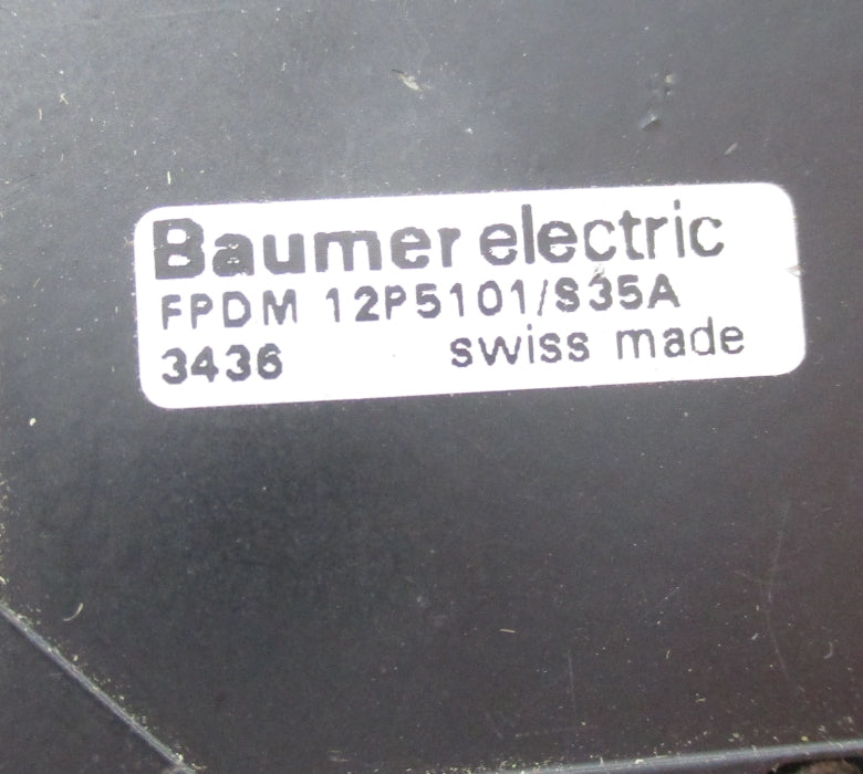 BAUMER ELECTRIC FPDM12P5101/S35A UNMP