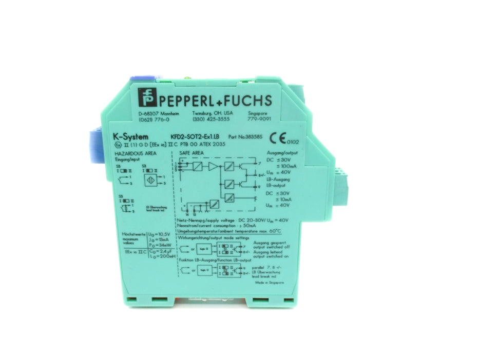 PEPPERL+FUCHS KFD2-SOT2-EX1.LB NSNP