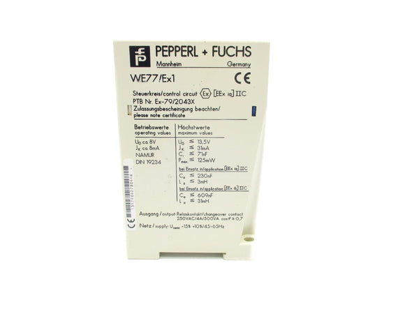 PEPPERL + FUCHS WE77/EX1  NSNP