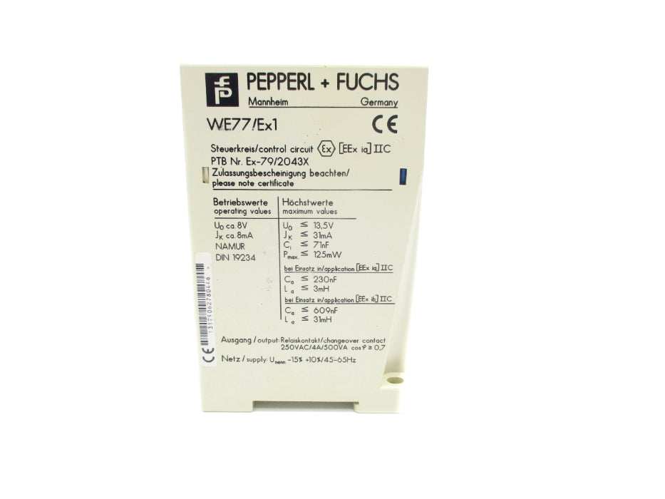 PEPPERL + FUCHS WE77/EX1  NSNP