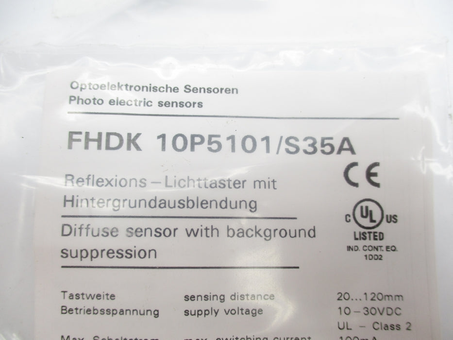 BAUMER ELECTRIC FHDK10P5101/S35A 10-30VDC NSMP