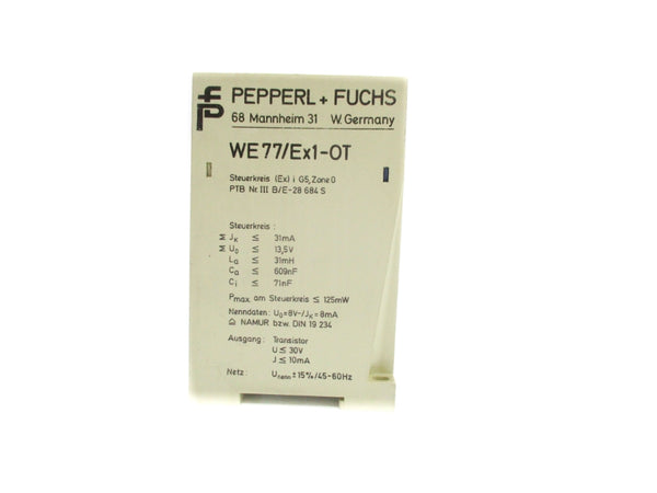 PEPPERL+FUCHS WE77/EX1-OT NSNP