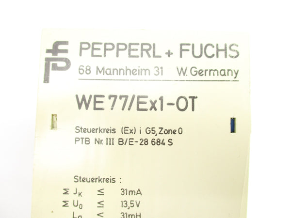 PEPPERL+FUCHS WE77/EX1-OT NSNP