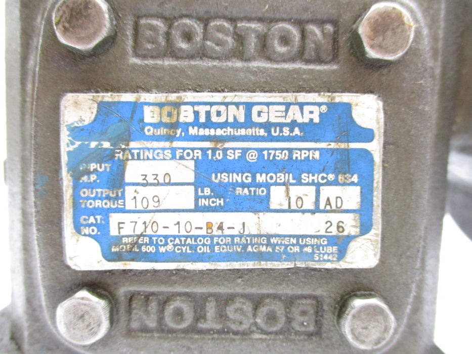 BOSTON GEAR F710-10-B4-J UNMP