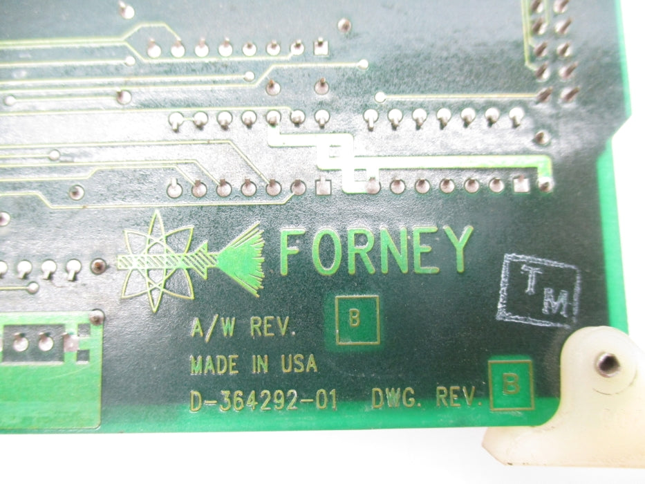 FORNEY ECS-A198-I0IF-2 REV. B UNMP