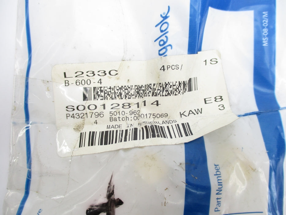 SWAGELOK B-600-4 NSMP