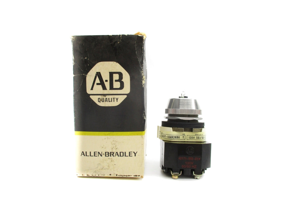ALLEN BRADLEY 800T-16HX2KB6 SER. T  (BK/YL) NSMP