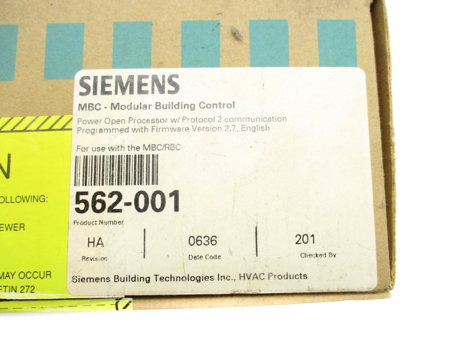 SIEMENS 562-001 NSNP