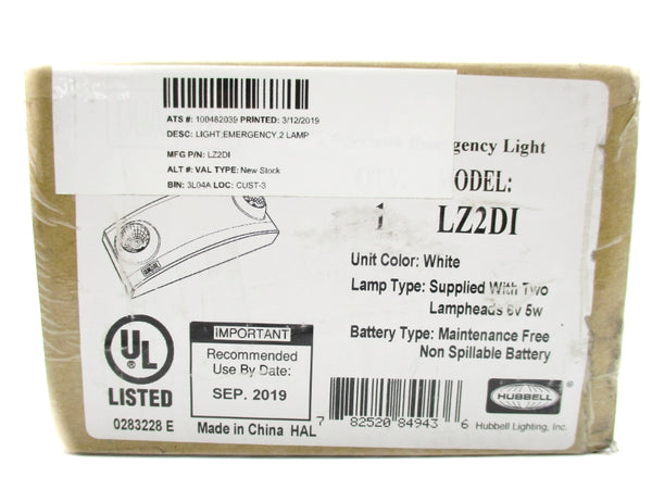 HUBBELL LZ2DI NSMP