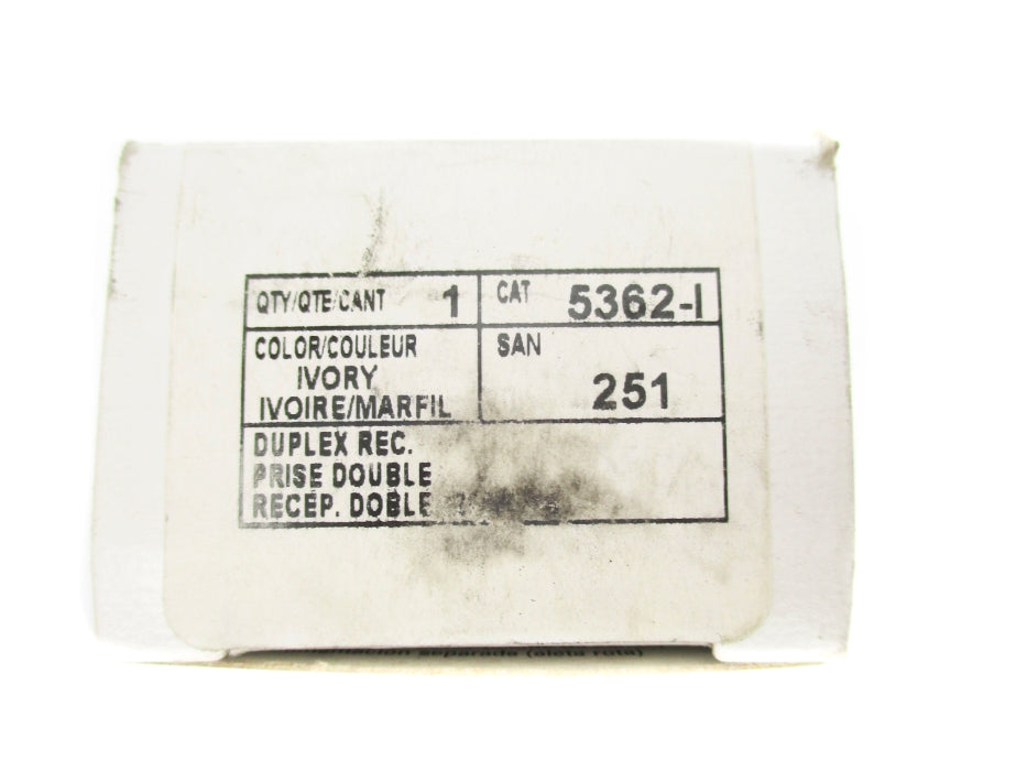 LEVITON 5362-I 125V 20A NSMP