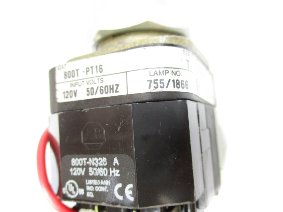 ALLEN BRADLEY 800T-PT16G SER. T 120V UNMP