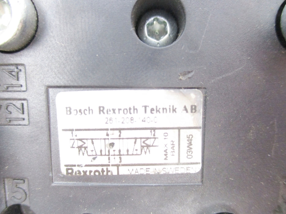 REXROTH 261-208-140-0 24VDC UNMP