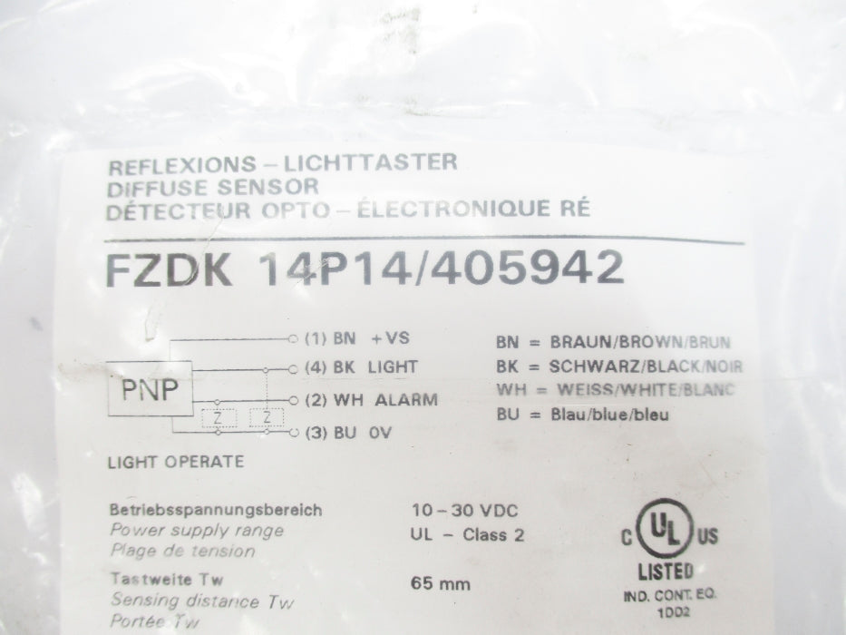 BAUMER ELECTRIC FZDK14P14/405942 NSMP