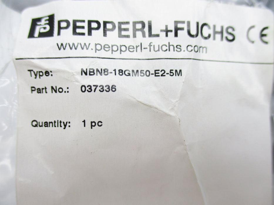PEPPERL+FUCHS NBN8-18GM50-E2-5M NSMP