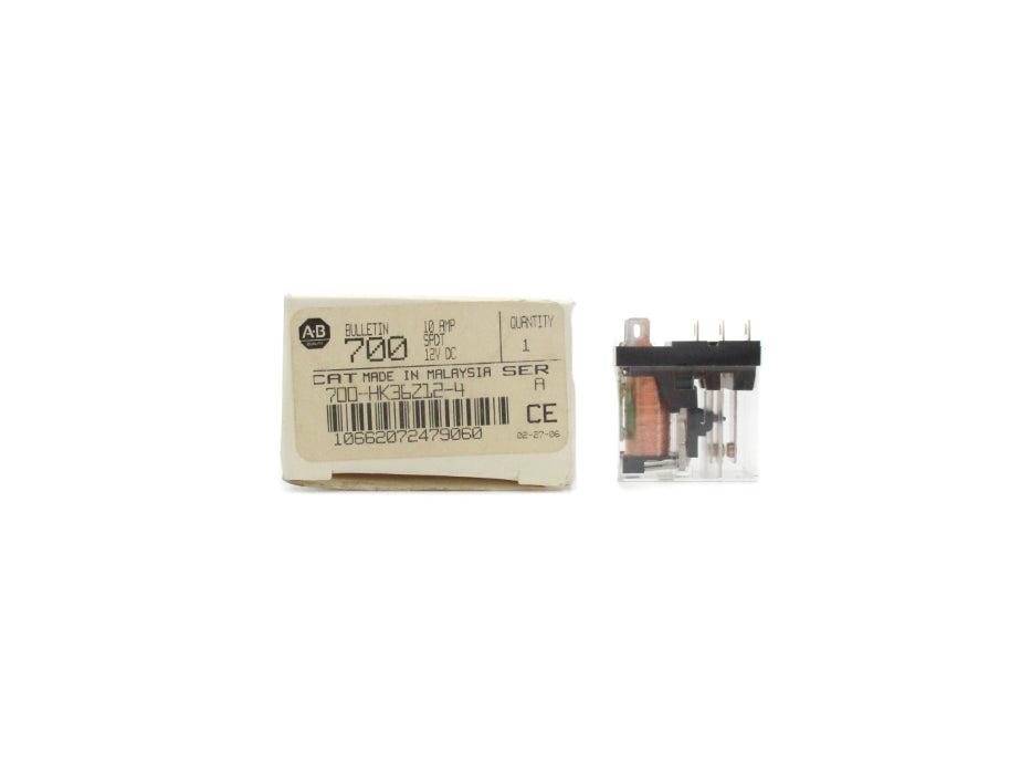 ALLEN BRADLEY 700-HK36Z12-4 SER. A 12VDC 10A (WH) NSMP
