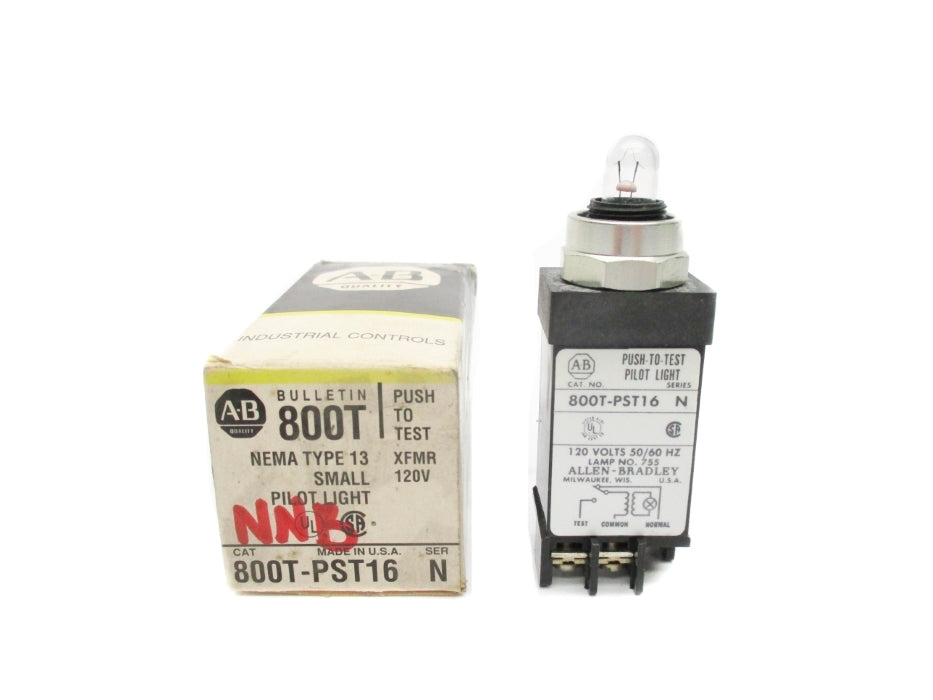 ALLEN BRADLEY 800T-PST16 SER. N (BK/YL) NSMP
