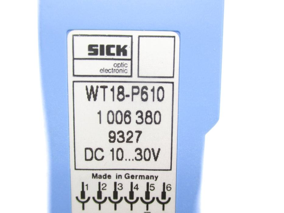 SICK WT18-P610 1006380 10-30VDC UNMP