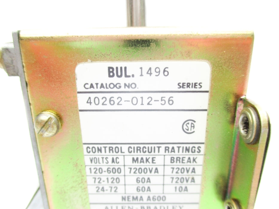 INDUSTRIAL SPARE PART 40262-012-56 UNMP