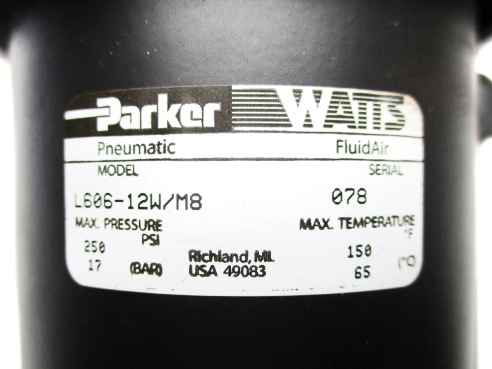 PARKER WATTS L606-12W/M8 250PSI NSNP