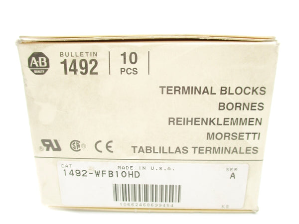 ALLEN BRADLEY 1492-WFB10HD SER. A (PKG OF 10) NSMP