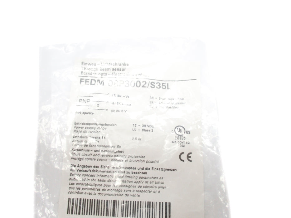 BAUMER ELECTRIC FEDM 08P3002/S35L NSMP