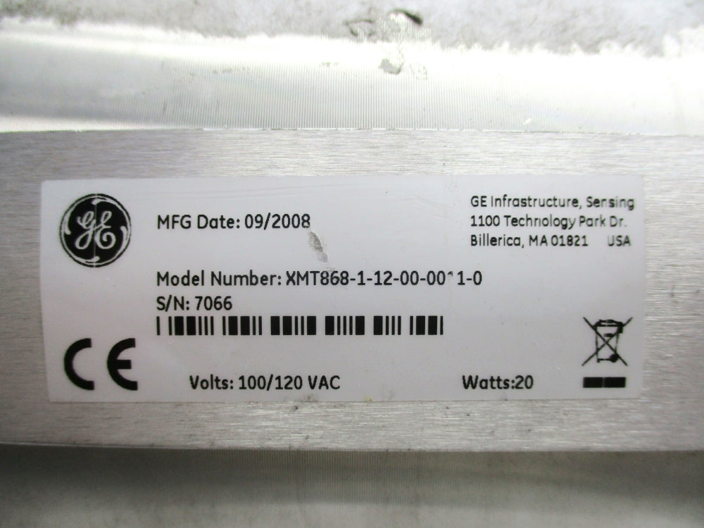 GENERAL ELECTRIC XMT868-1-12-00-0011-0 NSNP