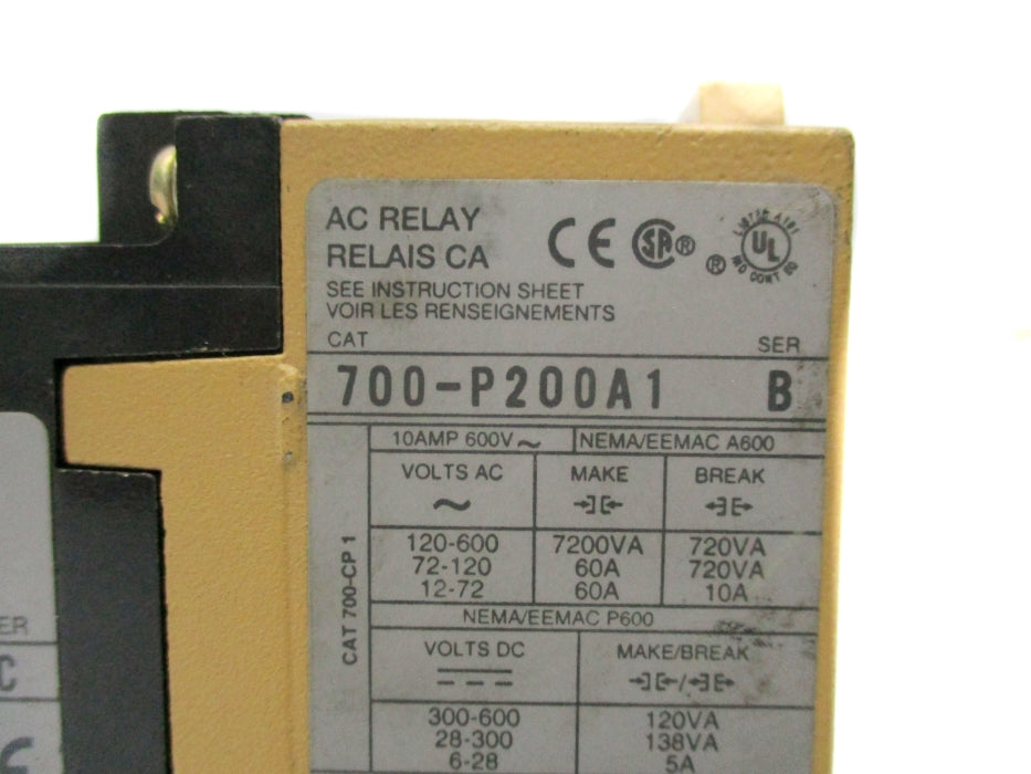 INDUSTRIAL SPARE PART 700-PL200A1 SER. C 115/120V NSNP