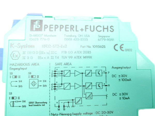 PEPPERL+FUCHS KFD2-ST2-EX2 NSMP