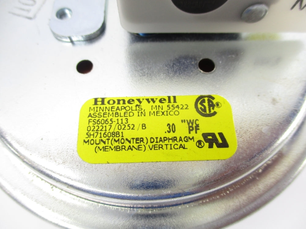 HONEYWELL 5H71608B1 .30"WC NSNP