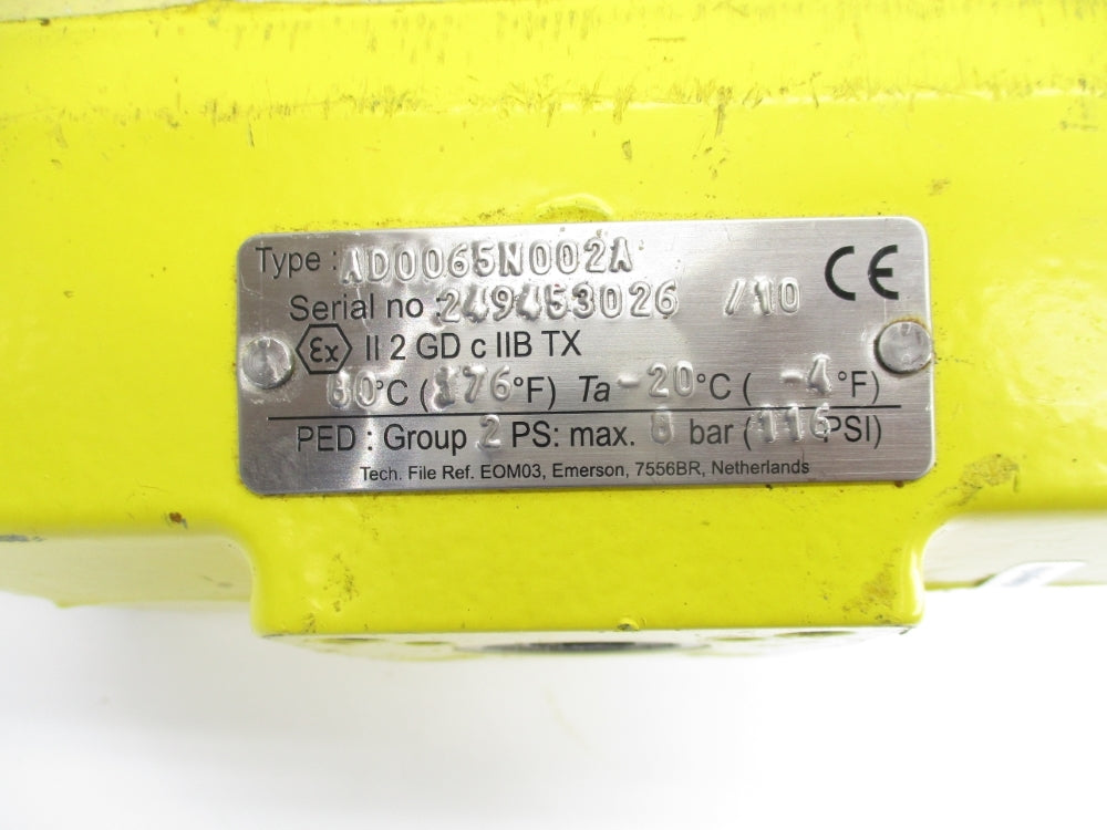 APOLLO AD0065N002A 116PSI UNMP