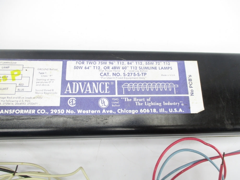 ADVANCE S-275-S-TP NSNP