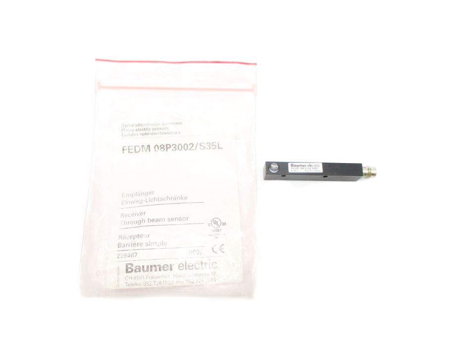 BAUMER ELECTRIC FEDM08P3002/S35L 12-30VDC NSMP