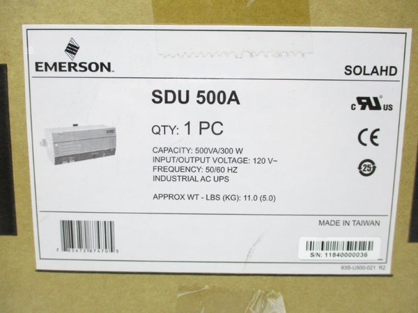 EMERSON SDU500A 120V 10A NSMP