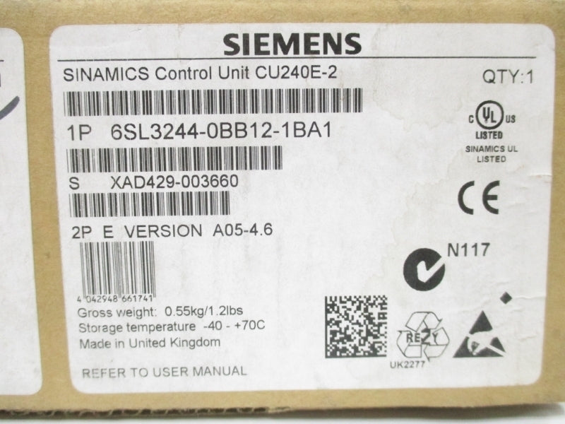 SIEMENS 6SL3244-0BB12-1BA1 NSMP