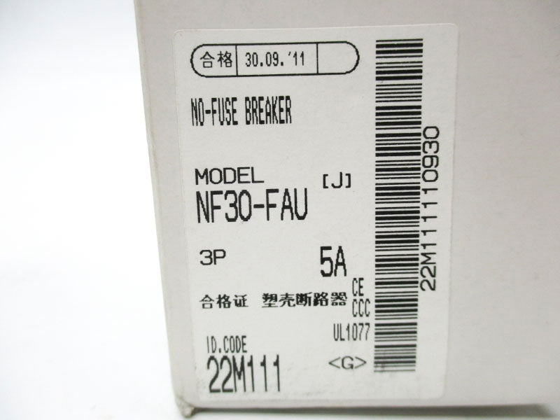 MITSUBISHI NF30-FAU3P5A 250V 5A NSMP