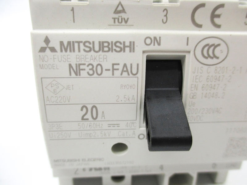 MITSUBISHI NF30-FAU3P20A 250V 20A NSMP