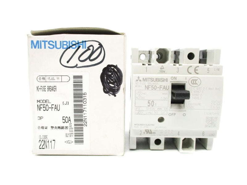MITSUBISHI NF50-FAU3P50A 250V 50A NSMP